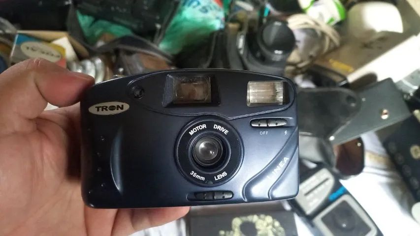 Câmera Analógica Tron Linea 35 Mm Azul