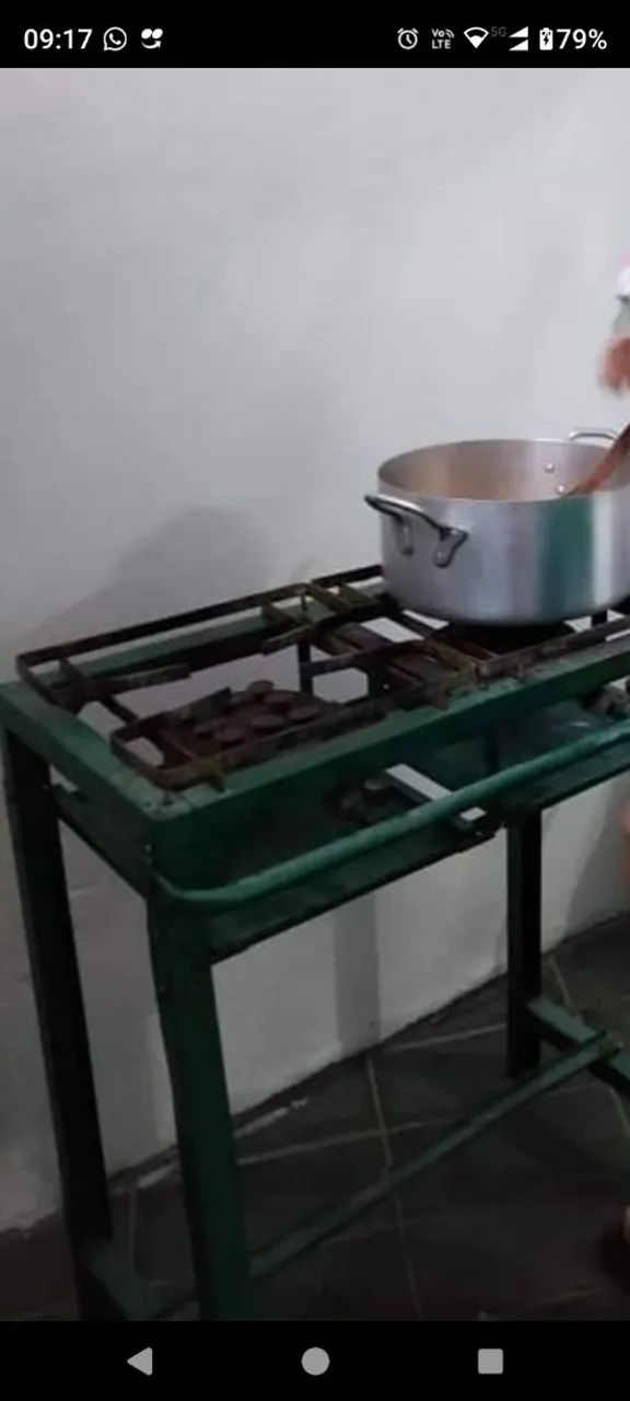 Fogão a Gás Usado,alta pressão 