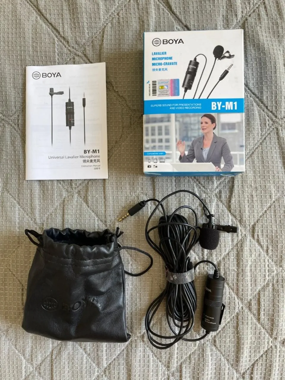 Microfone Boya BY-M1 (Usado)