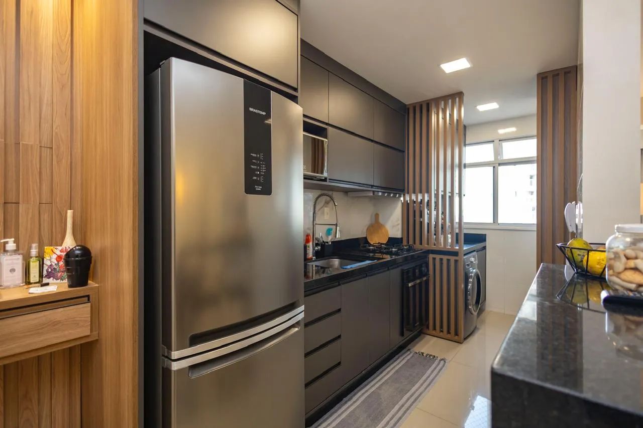 apartamento flex gama 2 quartos, todo reformado, armários planejados, fino acabamento. - Foto 3