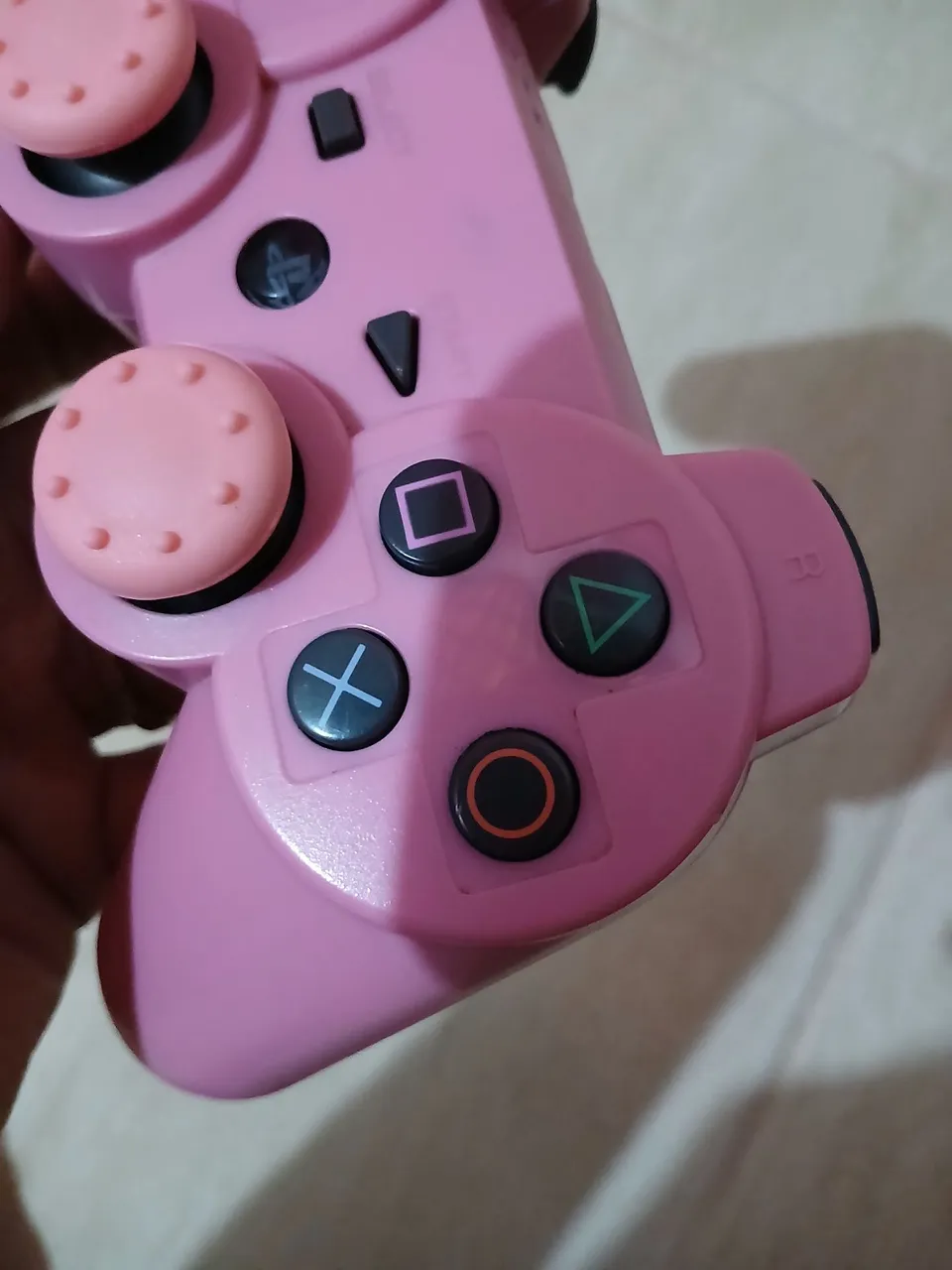 CONTROLE PS3 ROSA