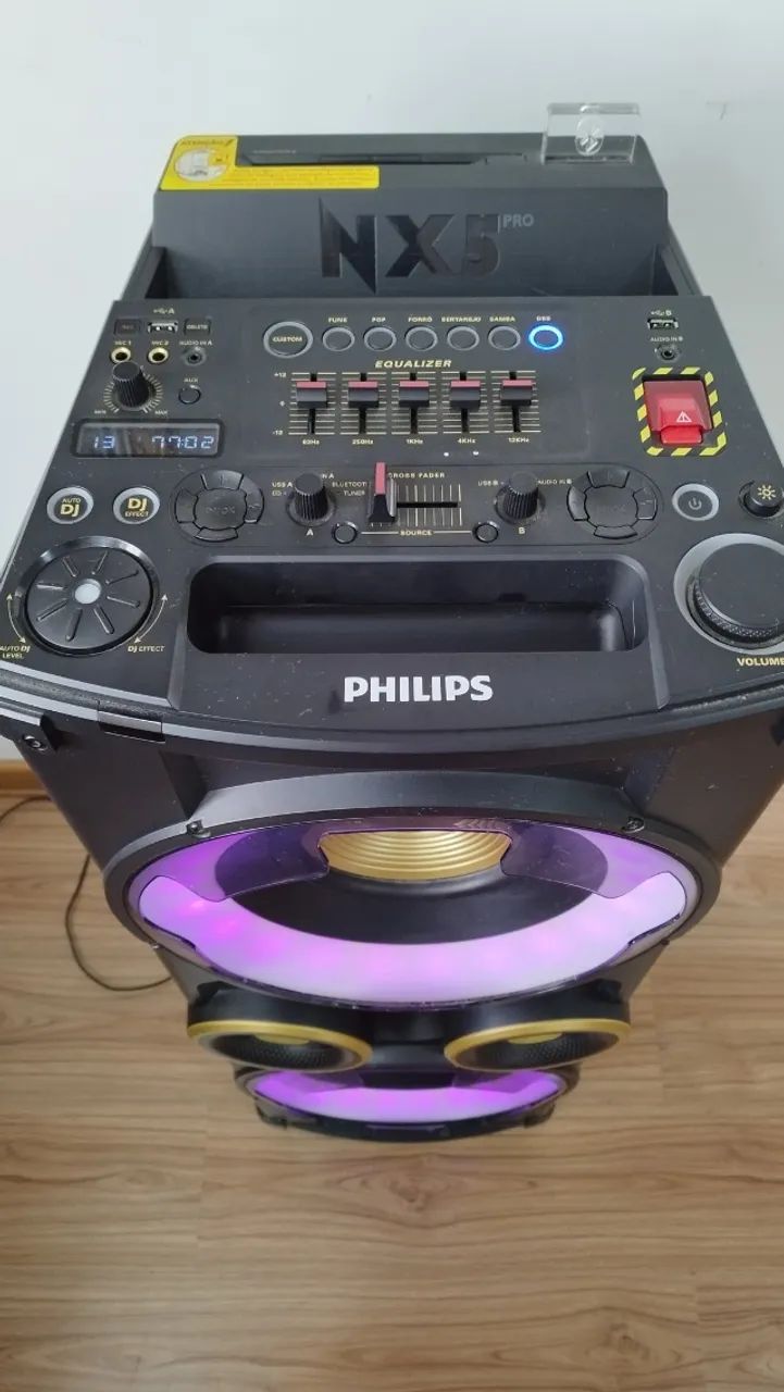 Caixa de Som Philips NX5 PRO - Impecável e com Grave Potente
