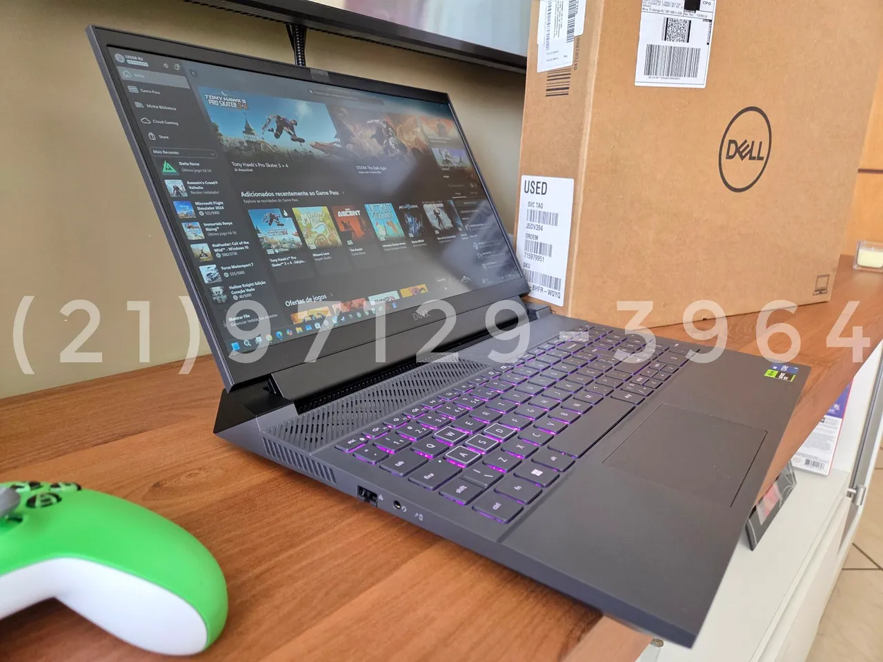 Notebook Dell G15 5530 i5 13450HX RTX4050 16GB mem 512GB SSD