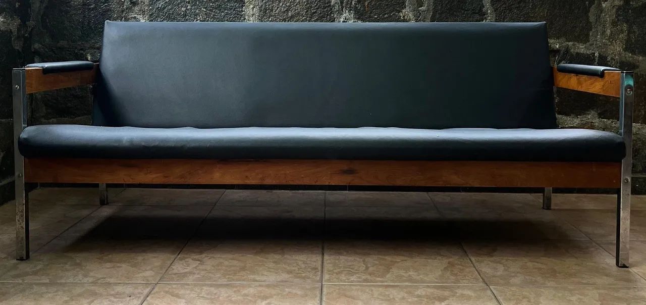 Antigo Sofá modernista Moveis Cimo anos 70  - Foto 3