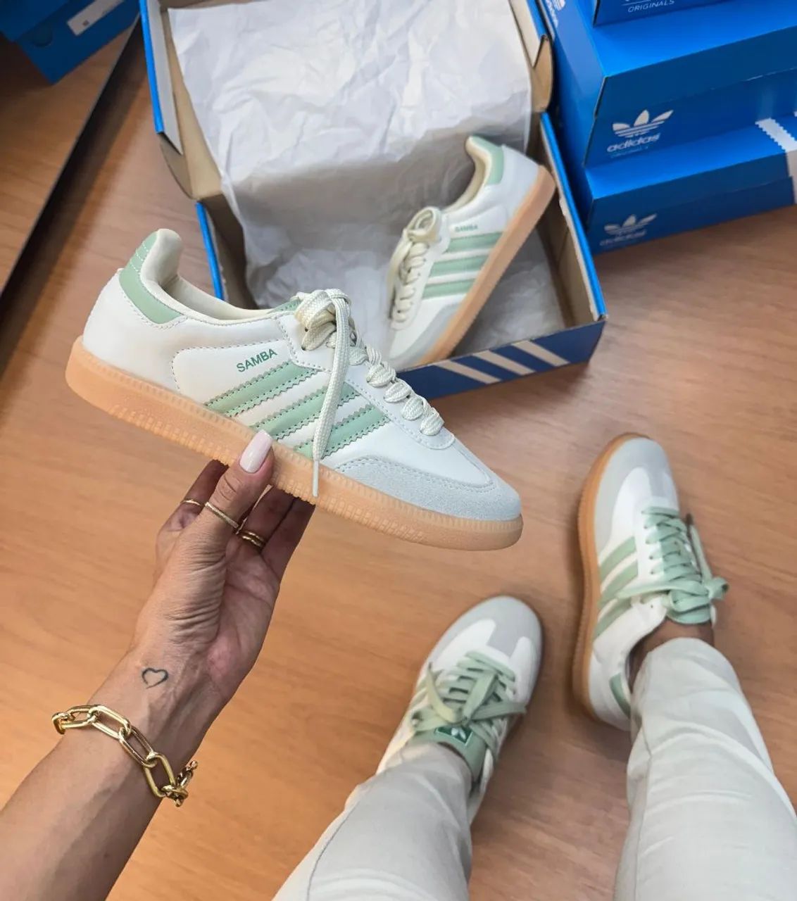 Tênis Adidas Samba Verde