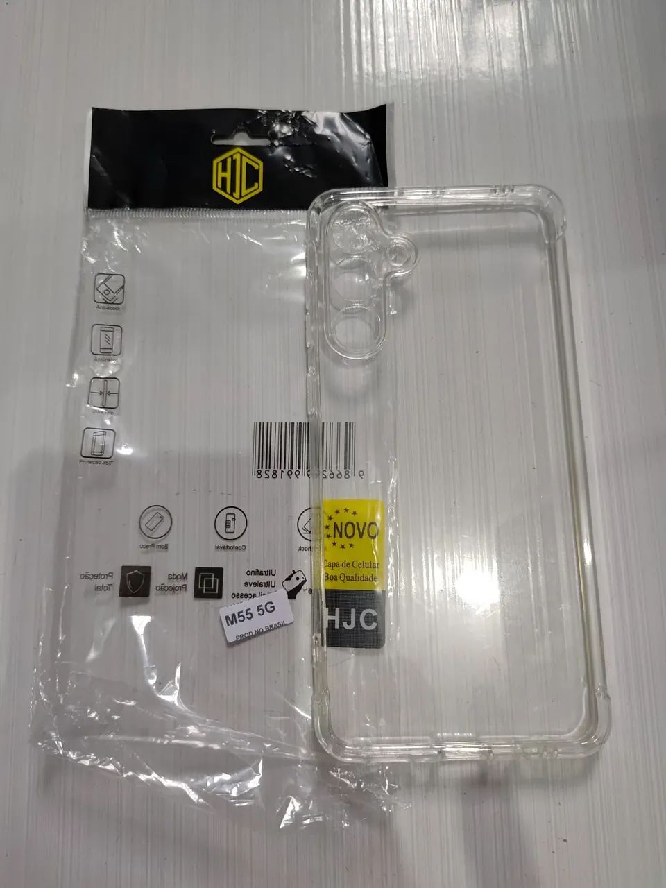 CAPA TRANSPARENTE ANTIMPACTO SAMSUNG M55 - Foto 2