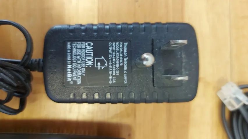 Modem Roteador ADSL Speedtouch510 v6 [Usado] Funcionando - Foto 4