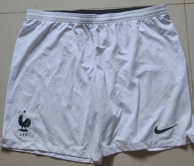 Calção França Nike Seleção Francesa Branco 2018 Tamanho GG