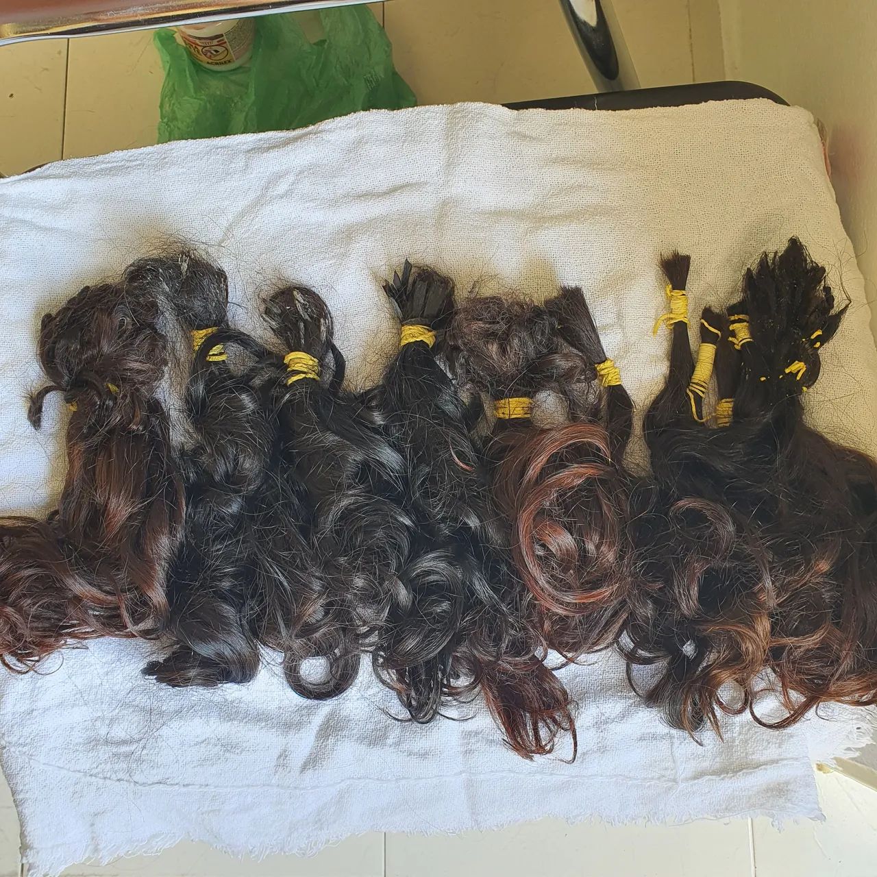 Mega Hair Natural - 7 Mechas - Novo