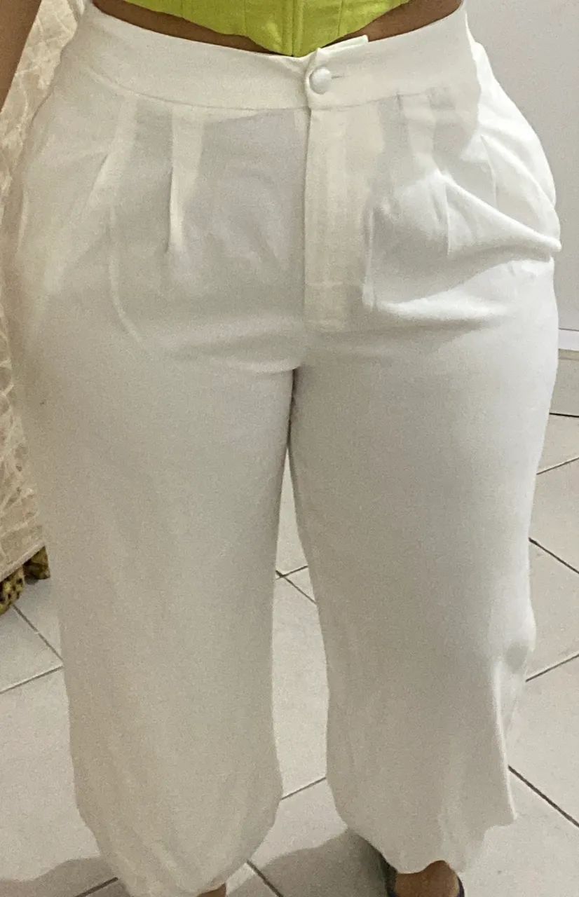 Calca Farm em linho  - Foto 5