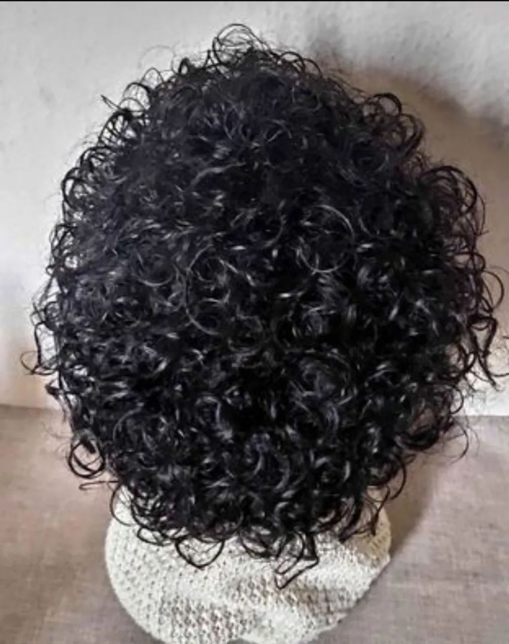 Peruca Cacheada Cabelo Humano Nova  - Foto 3