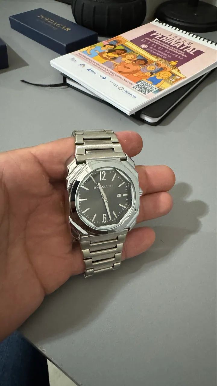 Relógio Bvlgari Prata 