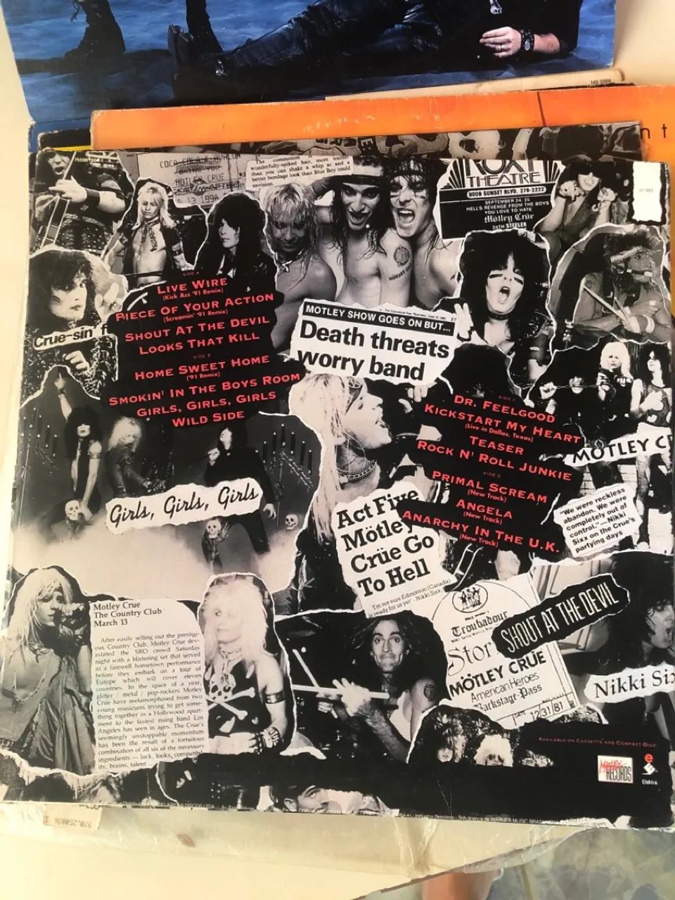 MOTLEY CRUE - DECADE OF DECADENCE - 1981-1991 - DISCO DUPLO COM ENCARTE- LP DISCO DE VINIL - Foto 2