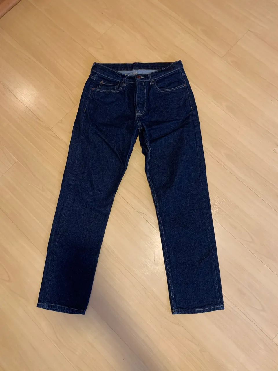 Calça Zara azul escuro 