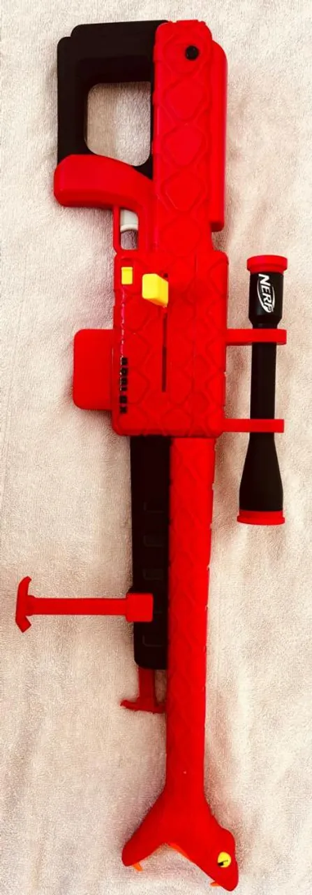 Nerf Retaliator Customizado - Cobra