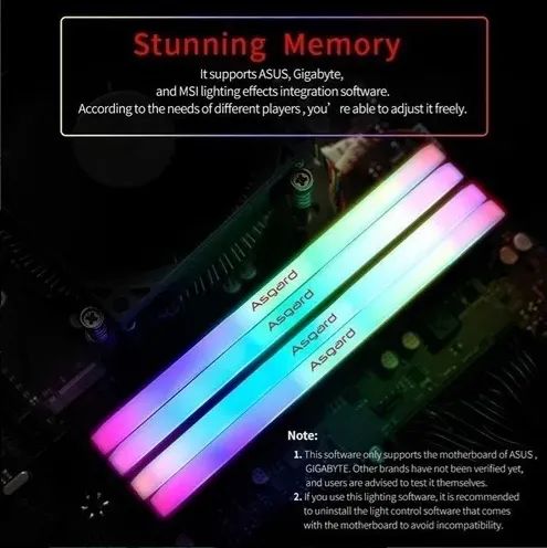 KIT 16GB DDR4 3200MHZ RGB ASGARD LOKI W2 - Foto 4