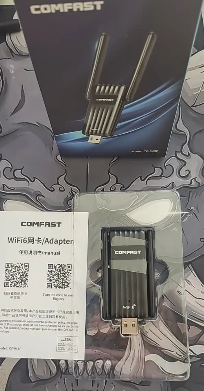 Adaptador Wifi 6 Comfast 900Mbps + Bluetooth 5.3 - NOVO - Foto 2