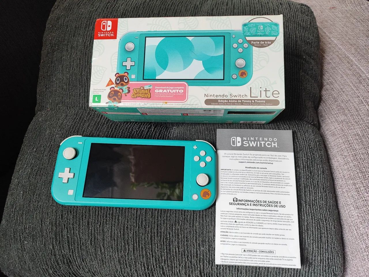 Nintendo Switch Lite - Animal Crossing Edition - Jogos de Vídeo