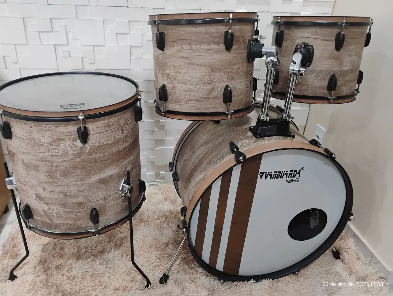 Bateria Acústica musical 