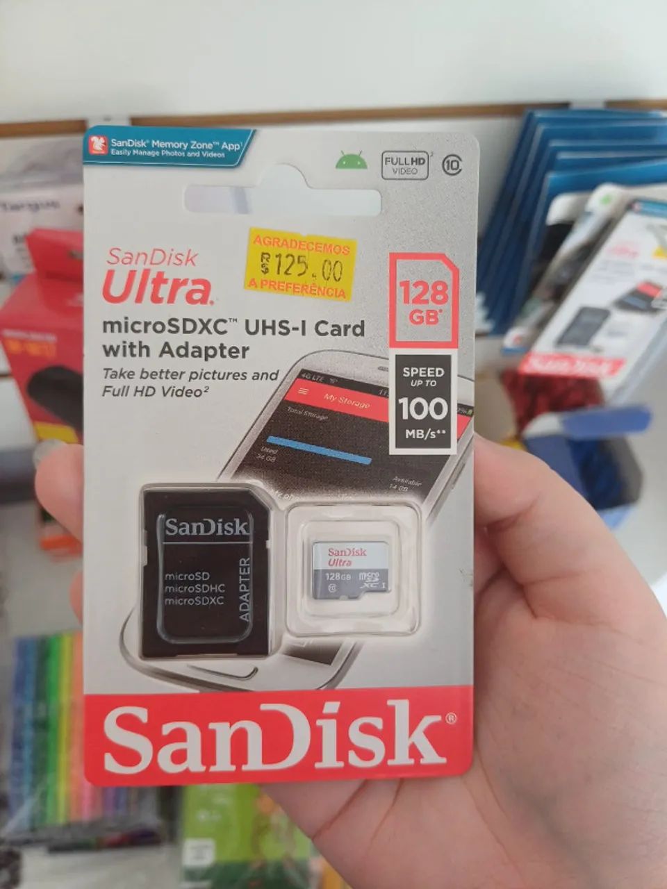 Cartão de Memória 128GB - Foto 2