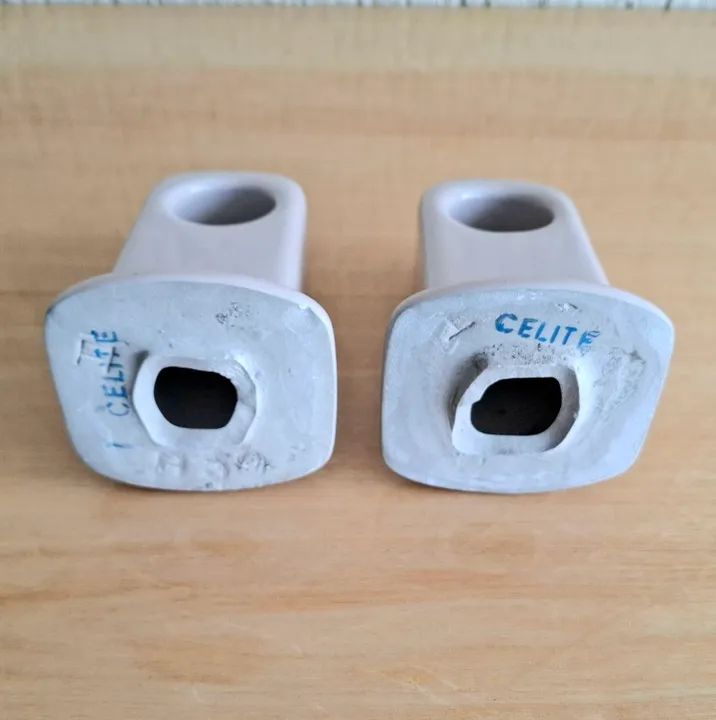 Antigo porta toalhas em cerâmica esmaltada Celite anos 70 - Foto 6