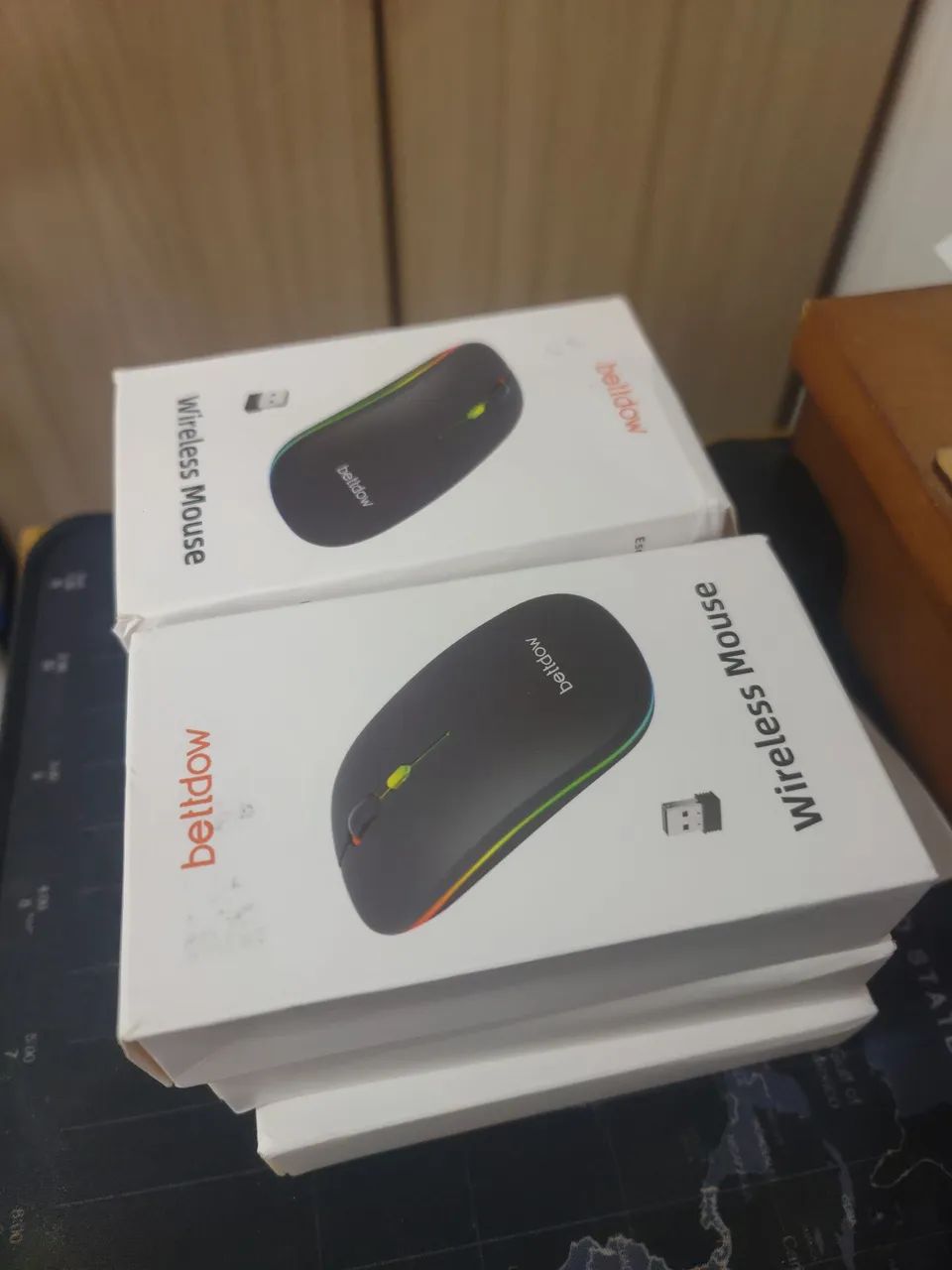Mouse rgb sem fio 