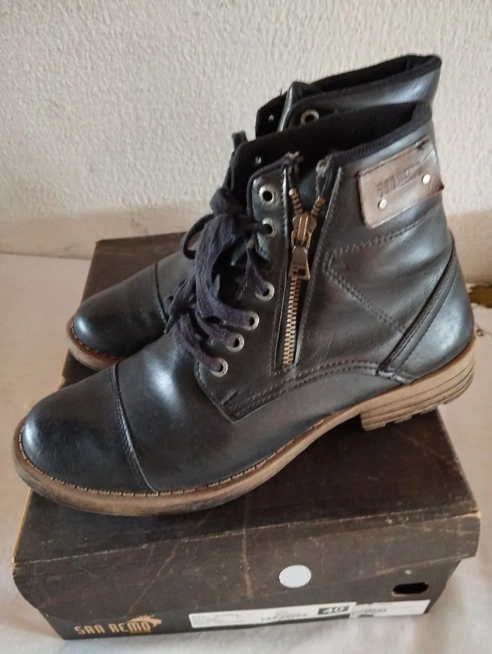 Bota Preta Tam 39/40