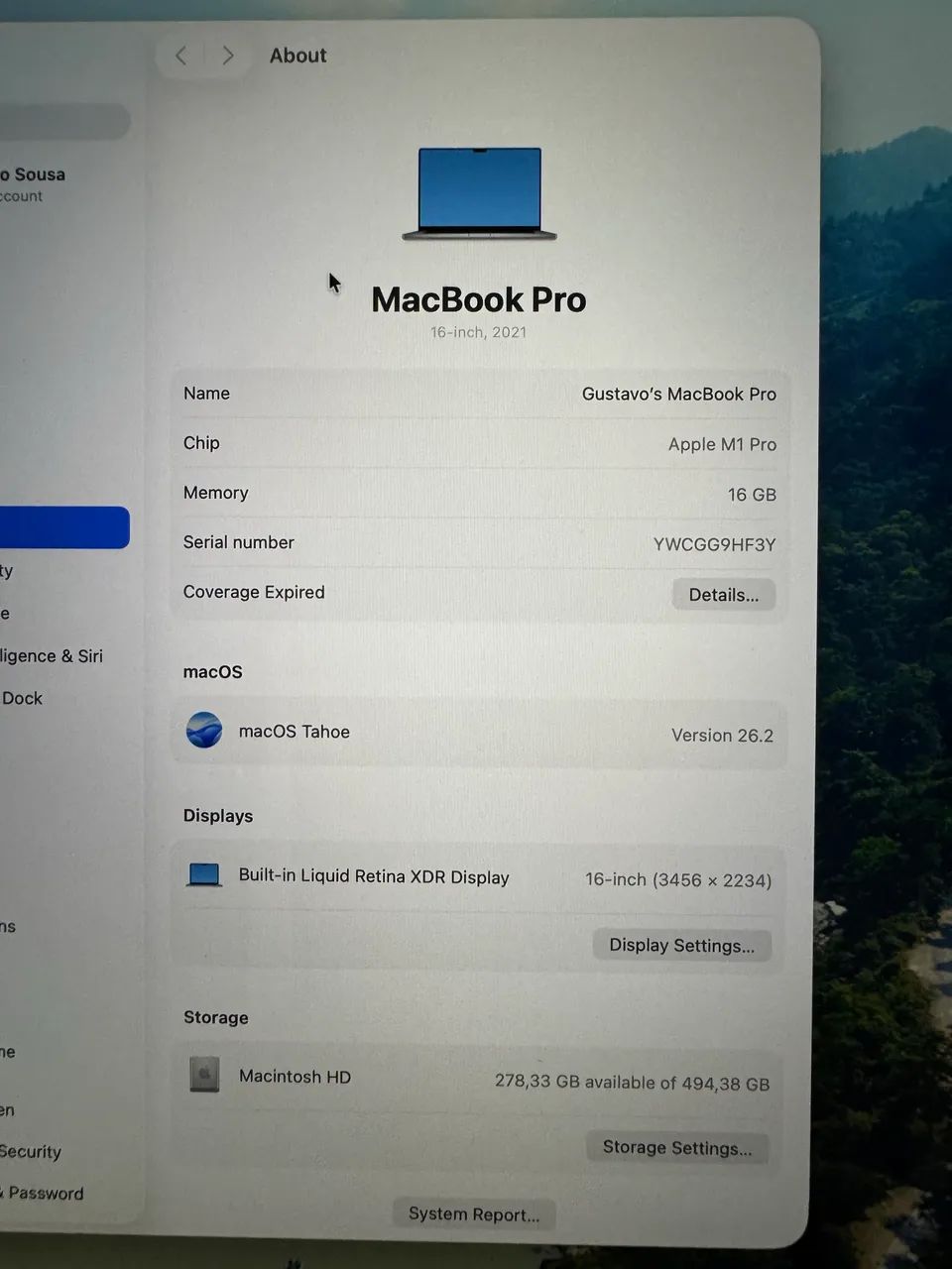 MacBook Pro 16 polegadas M1 Pro | 16GB RAM | 512GB SSD - Foto 3