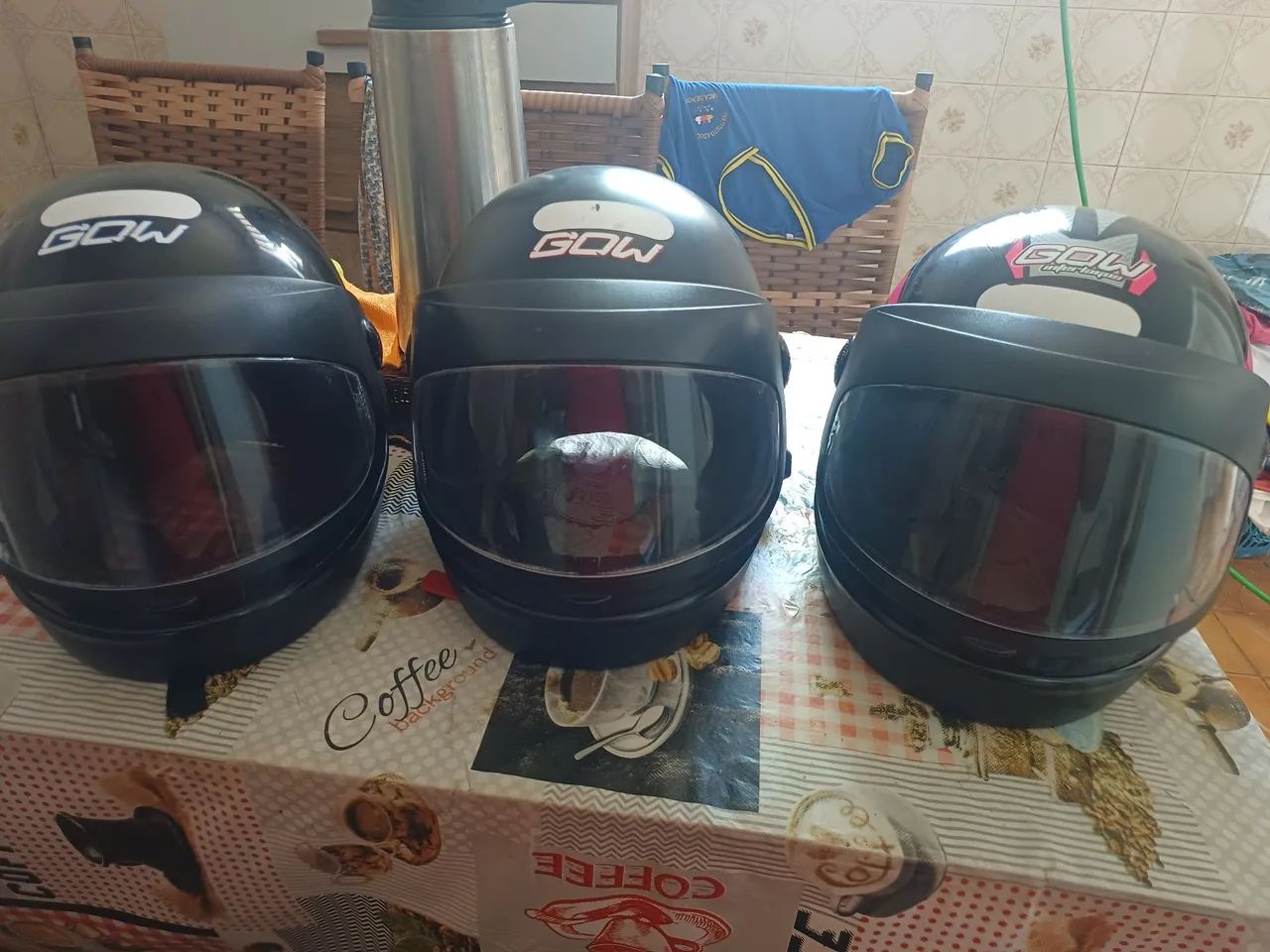 Trio de Capacete Gow Automático + Intercomunicador