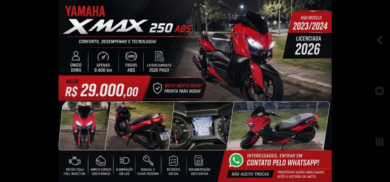 XMAX 250 23/24