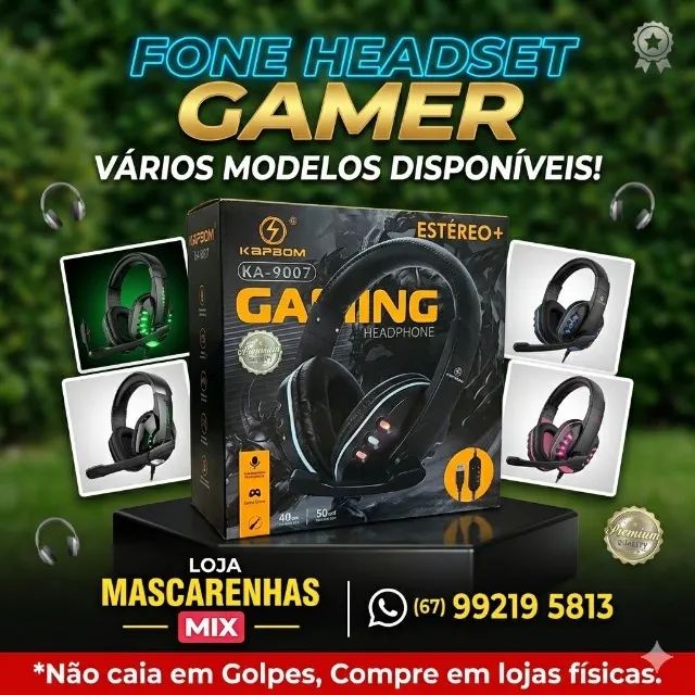 Fone Headset Gamer Profissional Cod: 0192