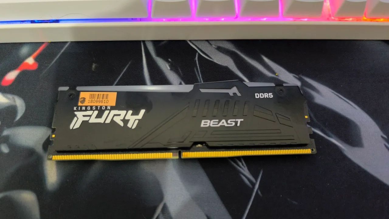 Memória RAM DDR5 16GB 6000 MT/s RGB - Foto 3
