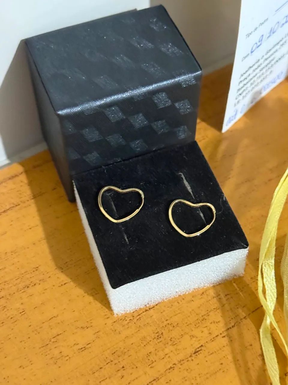 ? VENDO BRINCO DE OURO 18K- NUNCA USADO? - Foto 2