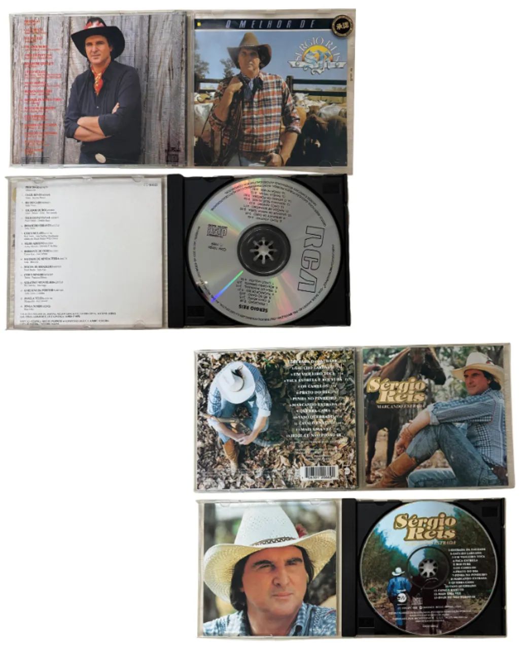 SERGIO REIS  ( KIT COM 4 CDS DO SERGIO REIS + 1 CD ACERVO SERTANEJO) - Foto 4