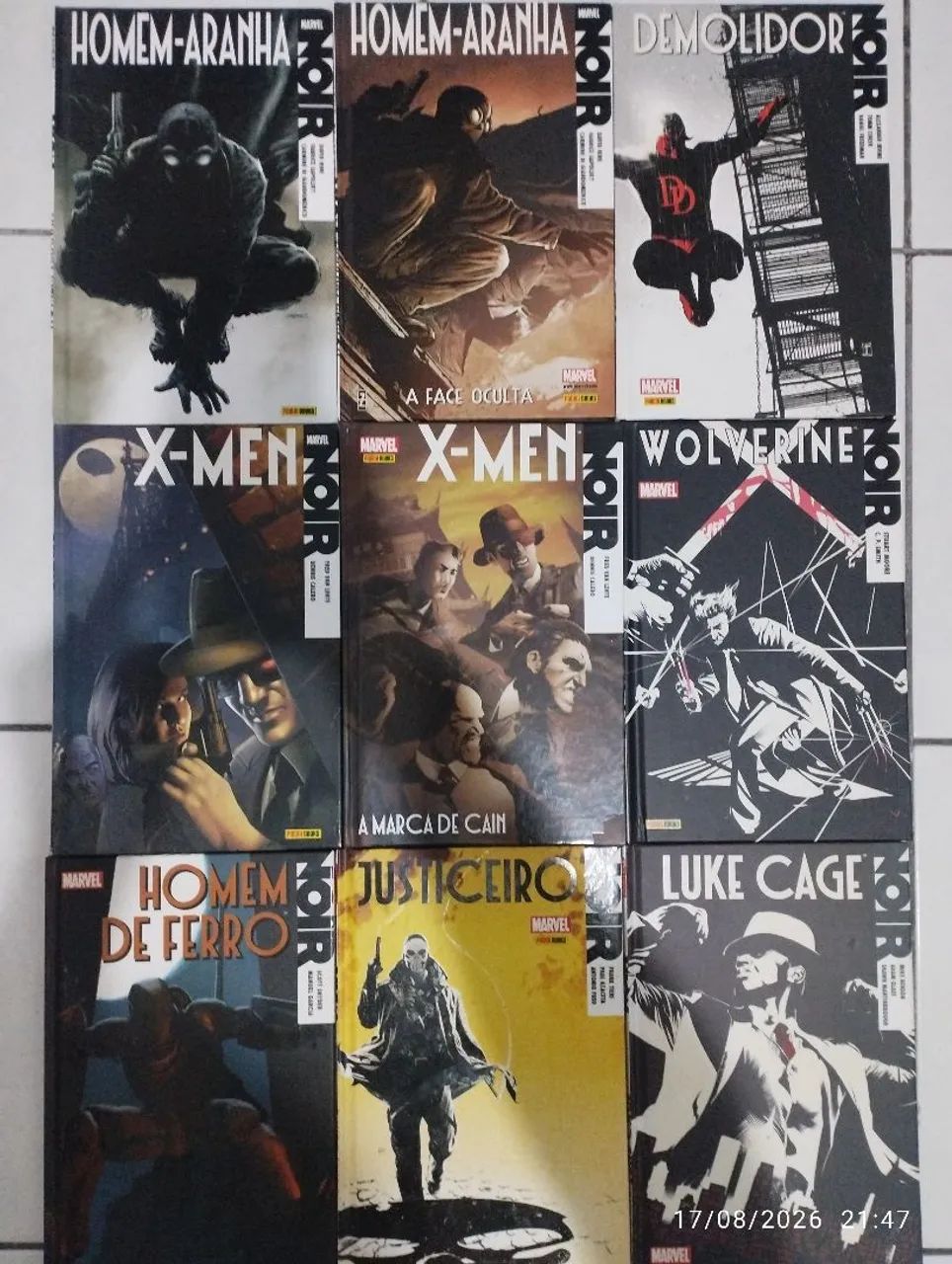 HQ quadrinhos Marvel NOIR completa