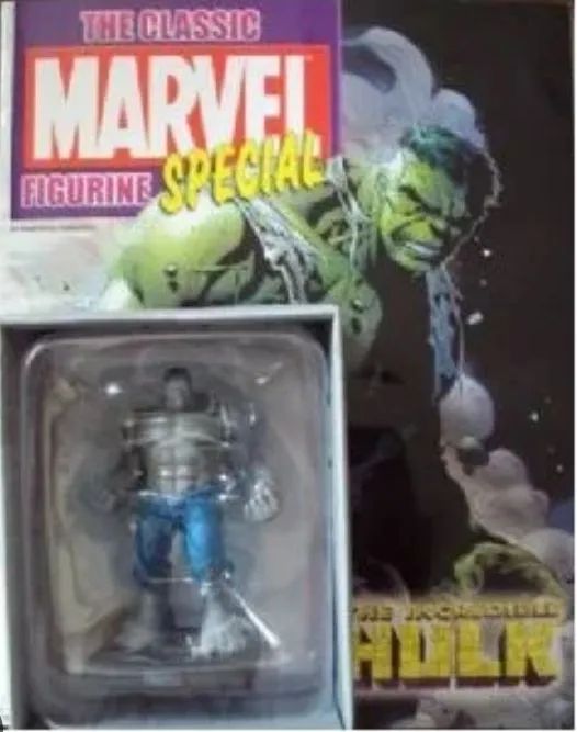 MINIATURA MARVEL HULK CINZA - ESPECIAL - EAGLEMOSS