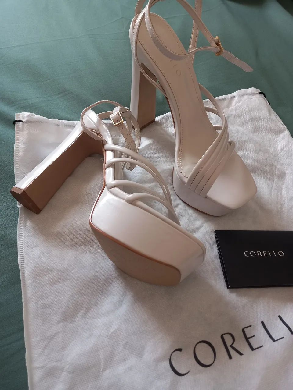 Sandália Corello off White tamanho 37 nova - Foto 5