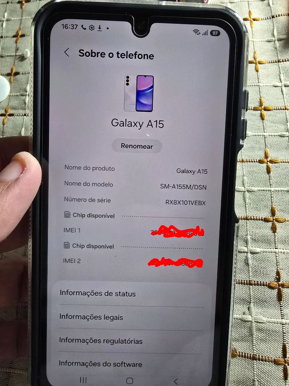 Galaxy A15 em bom estado 