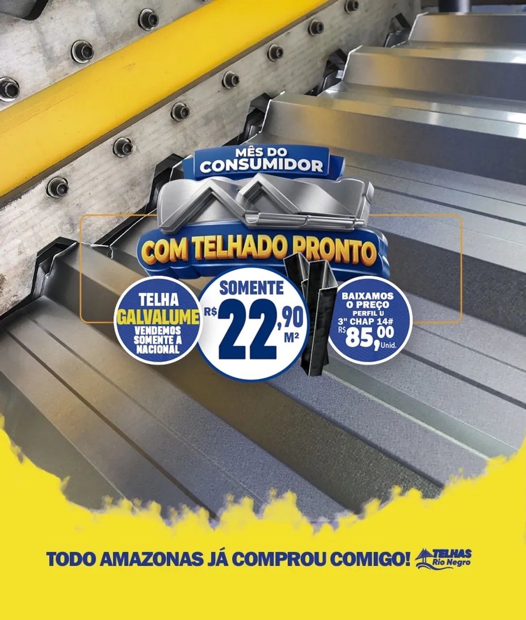 Telhas de zinco 