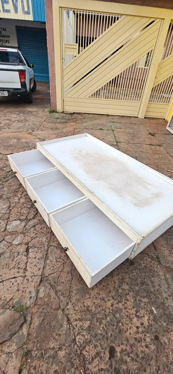 cama solteiro madeira maciça com gaveteiro ENTREGA GRÁTIS! - Foto 5