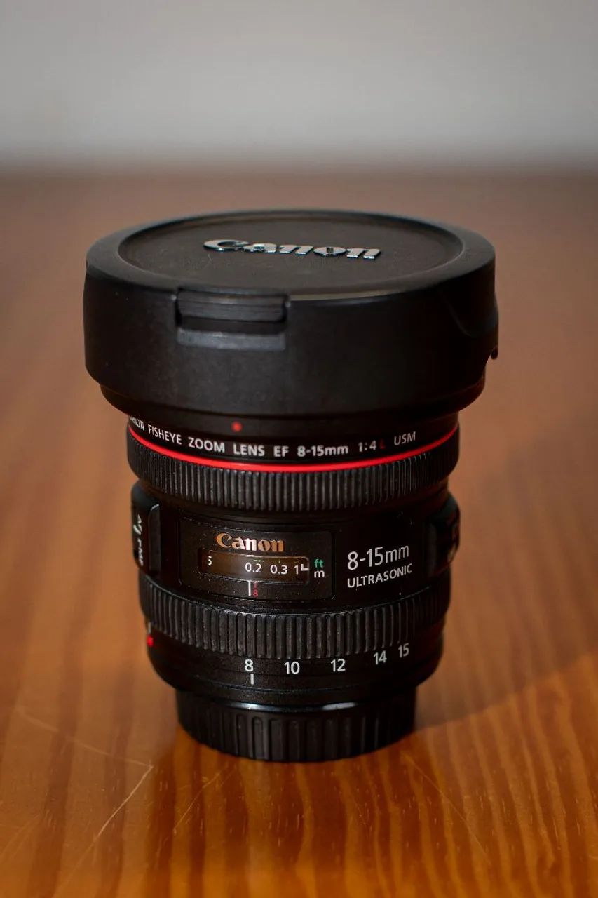 Lente Canon EF 8-15mm F/4 L USM (olho de peixe) - Foto 4