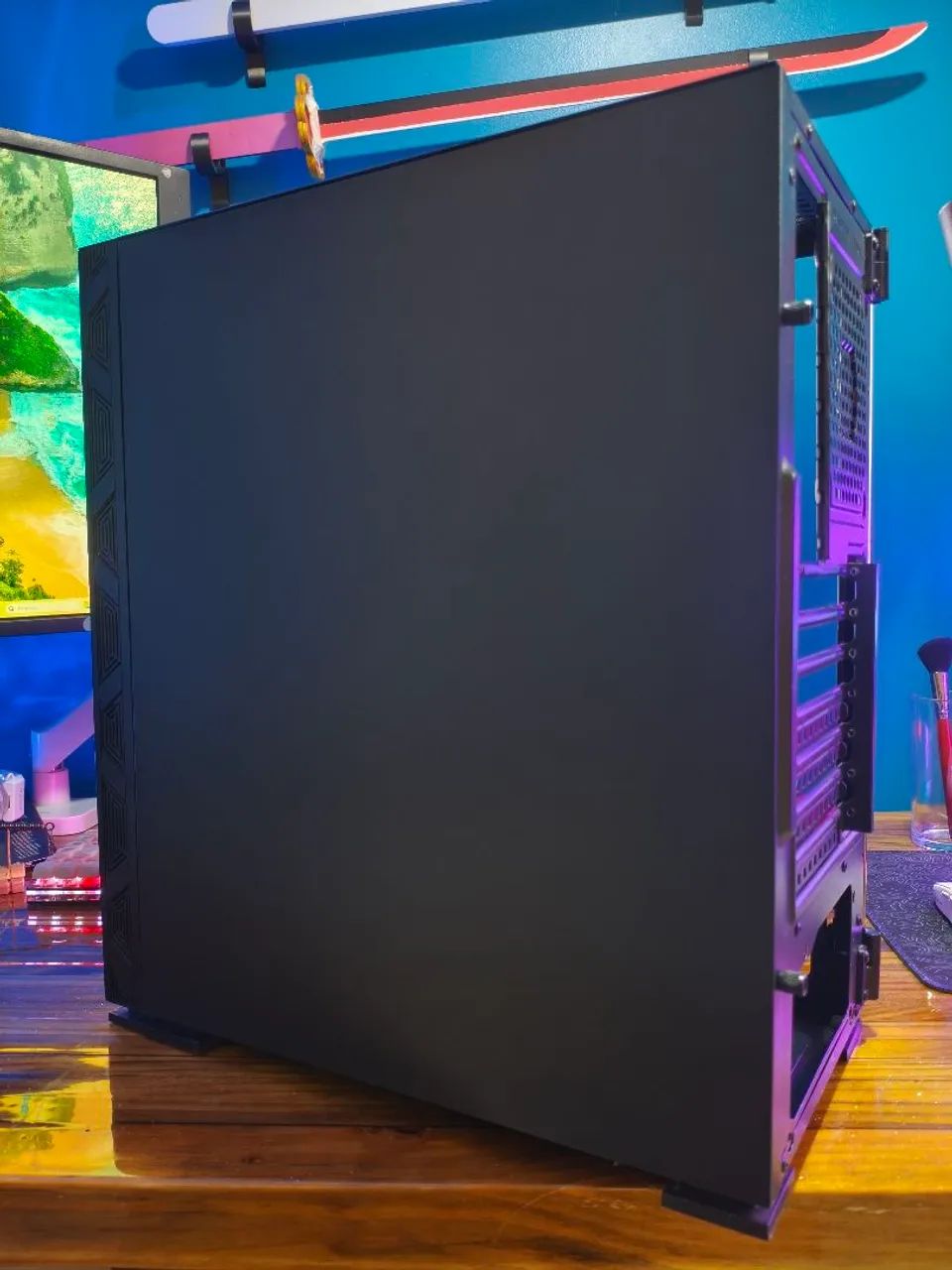 Gabinete Gamer Husky Preto  - Foto 5