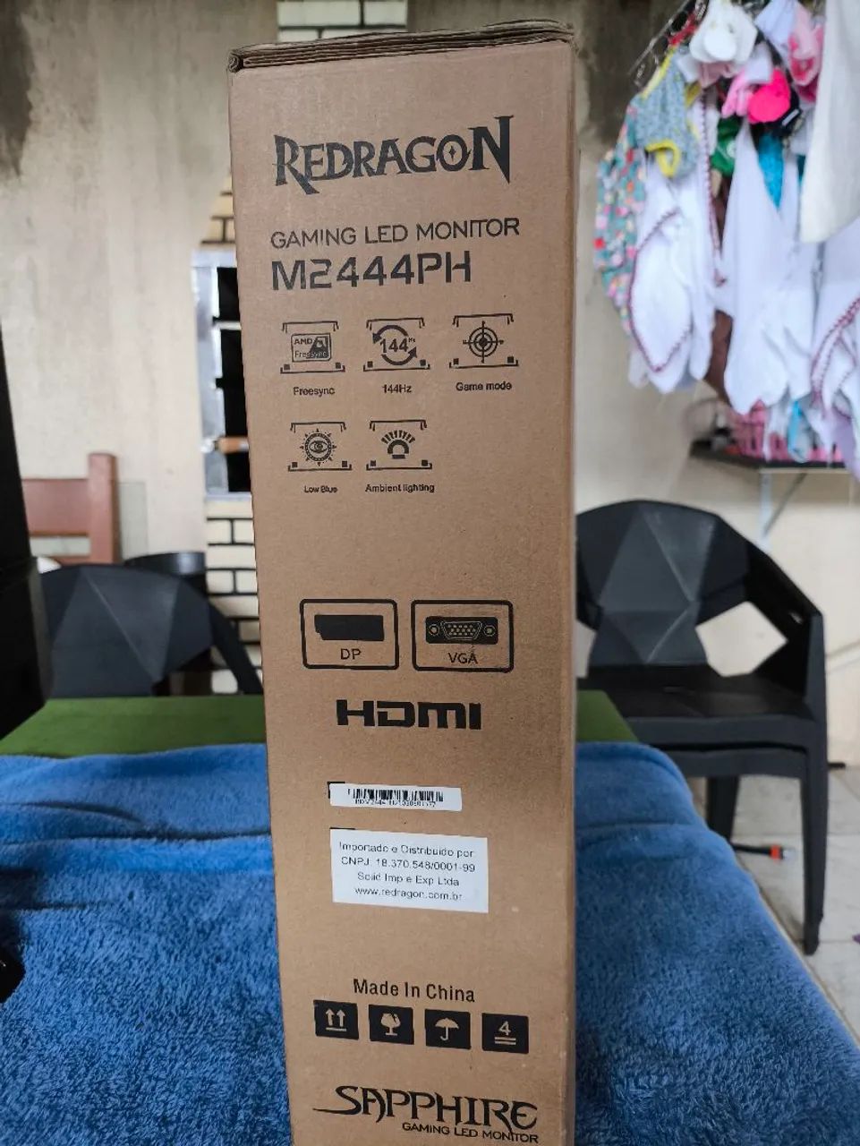 Monitor Reddragon Sapphire 24 Pol 144 hz  - Foto 5