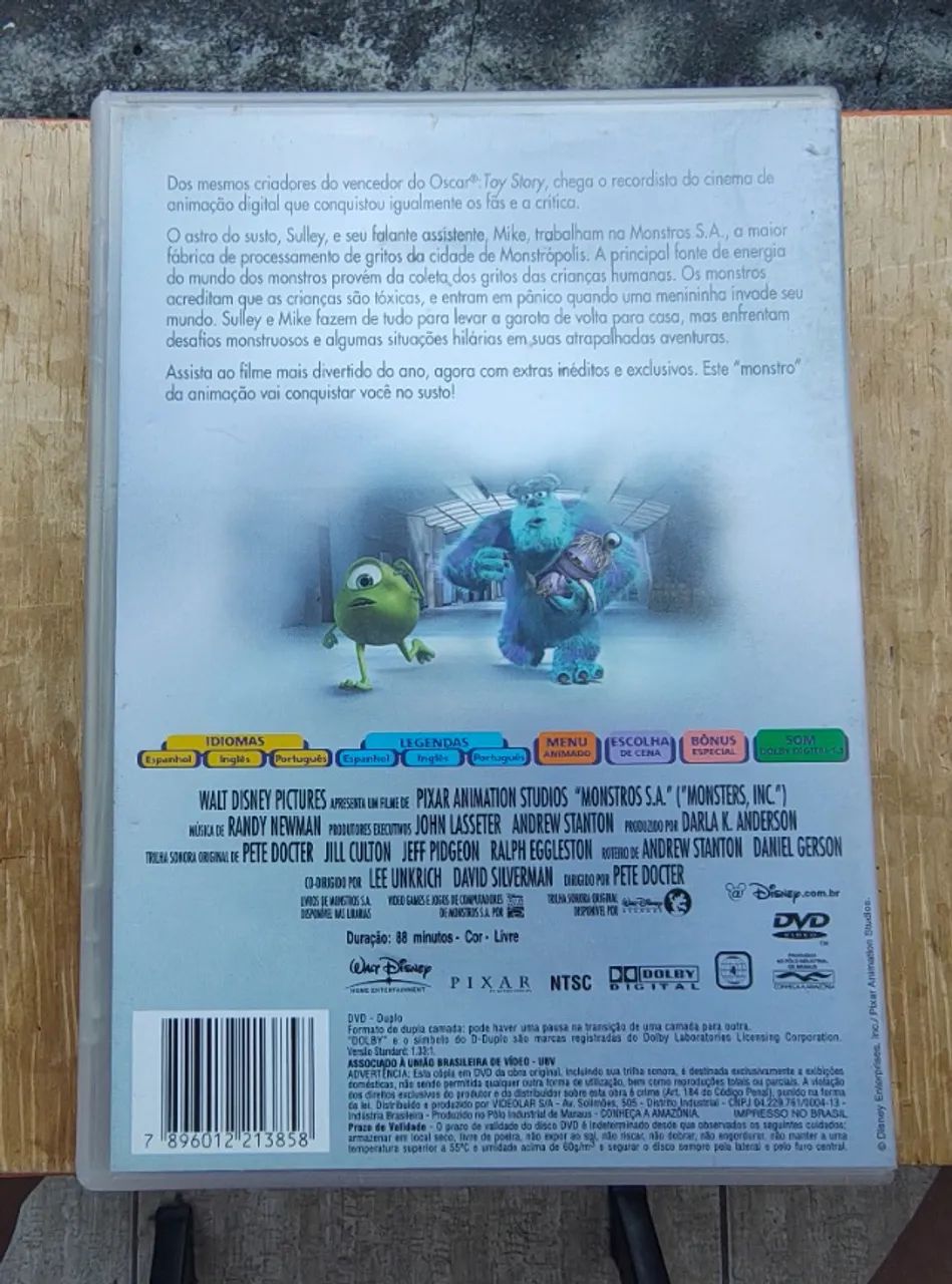 DVD Monstros S.A. - Foto 2