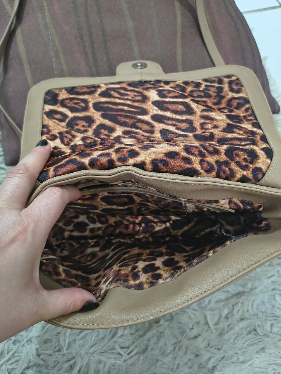 Bolsa Carmen Steffens (couro legítimo) - Foto 4