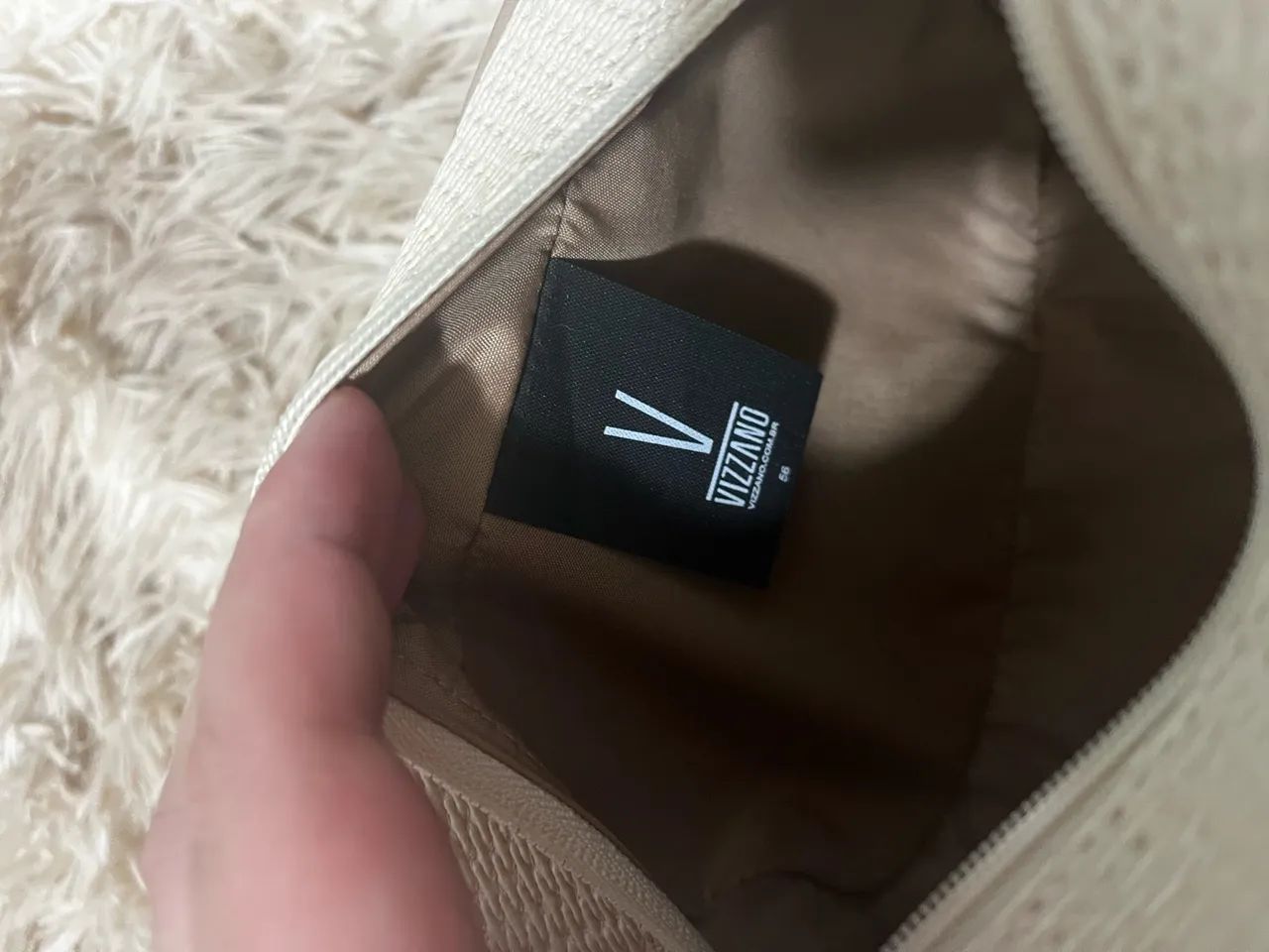 Bolsa vizzano, pequena, bege - Foto 3