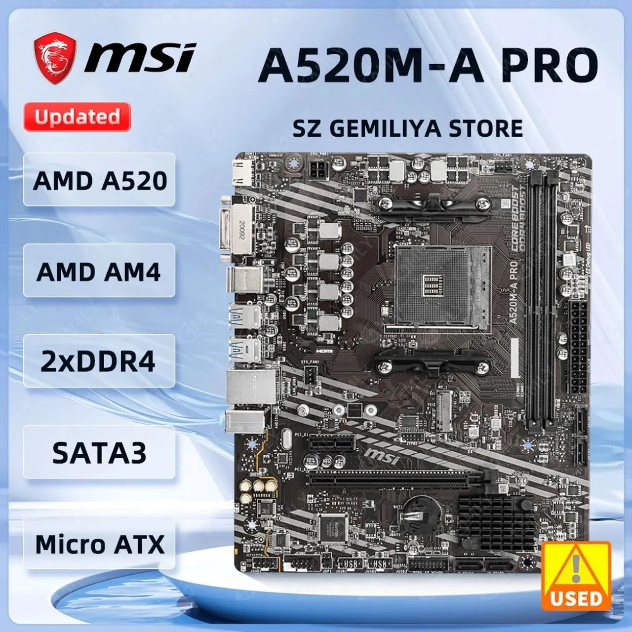 Placa mãe MSI A520M-A PRO 