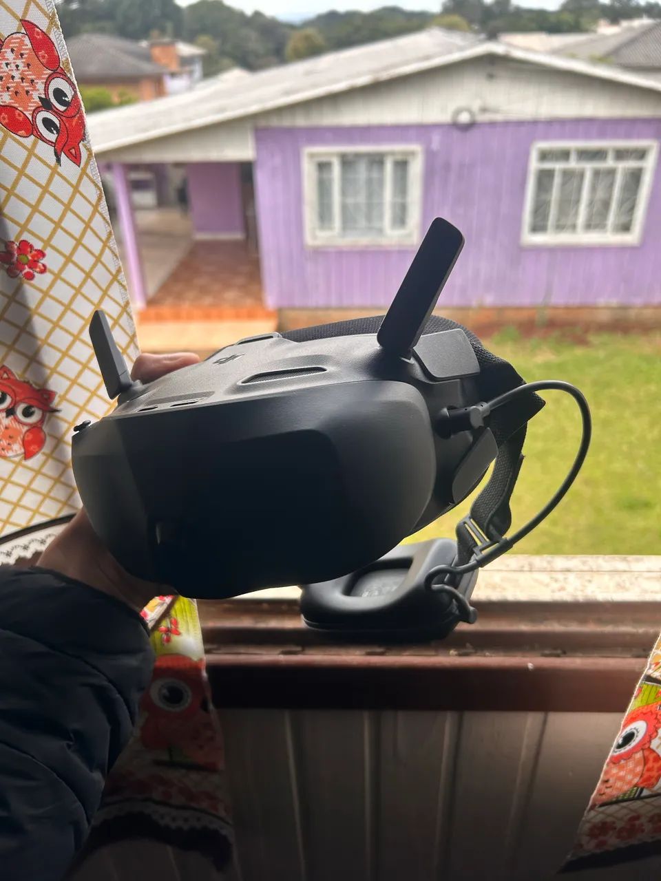 Óculos gomgles e controle fpv - Foto 4