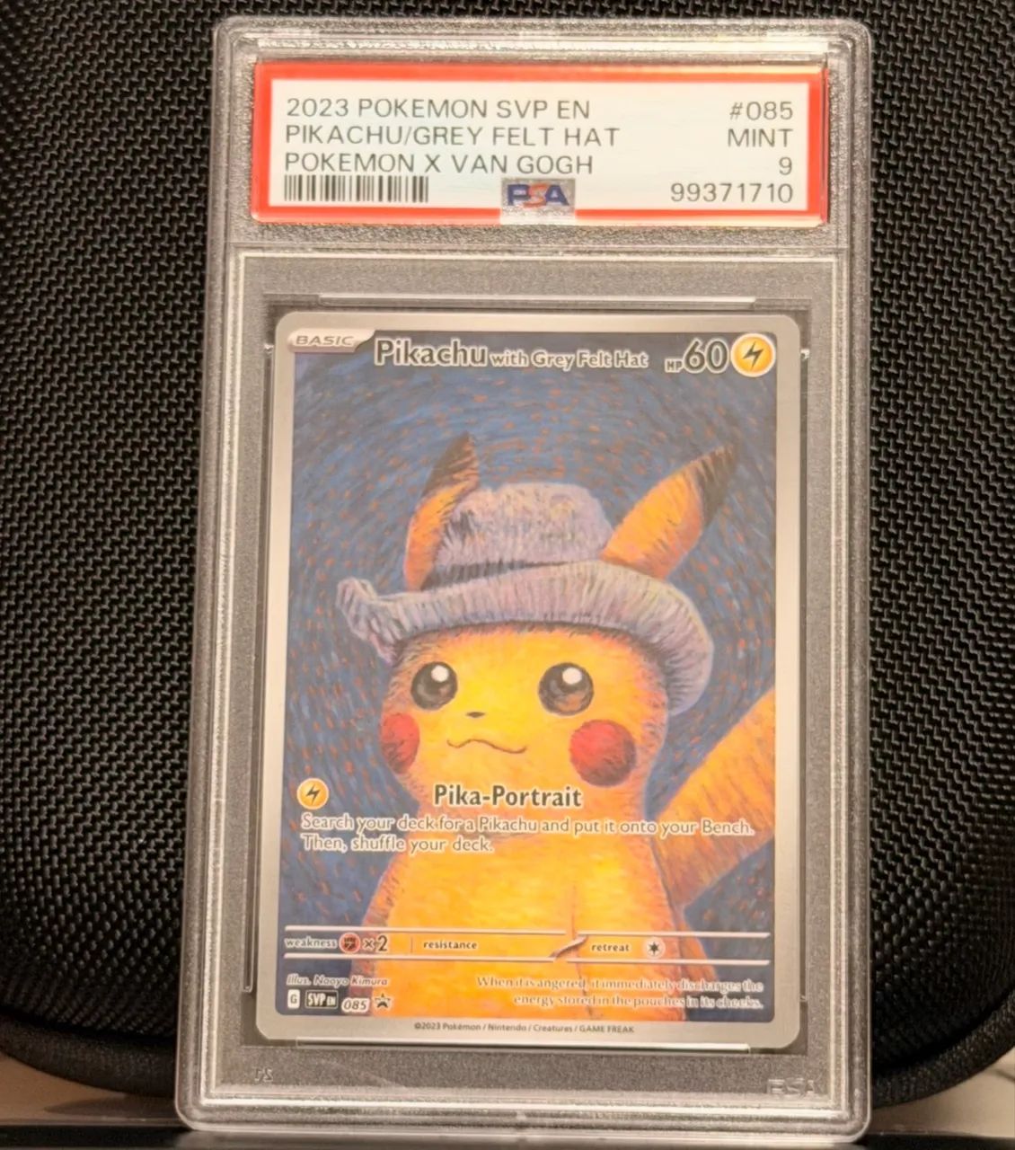 Pikachu Van Gogh PSA 9
