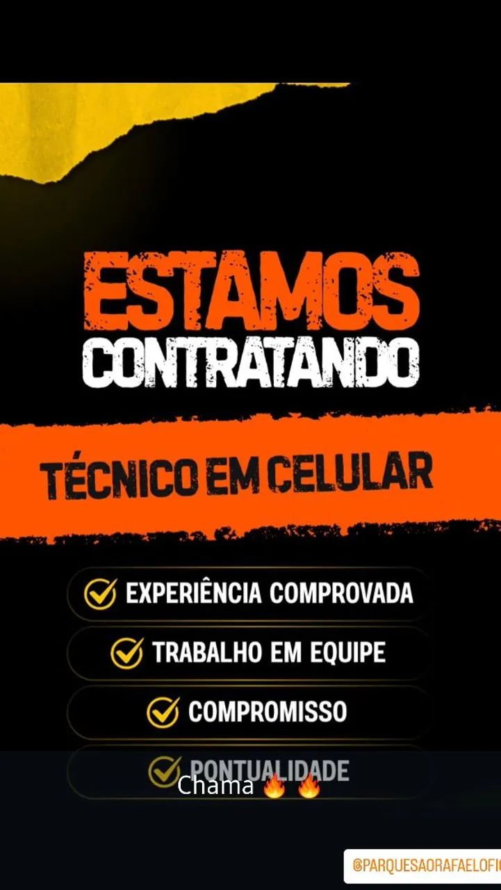 TECNICO EM MANUTENÇÃO DE CELULARES